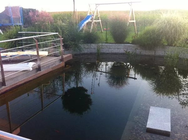 Edelstahlgeländer als Terrassenabschluss